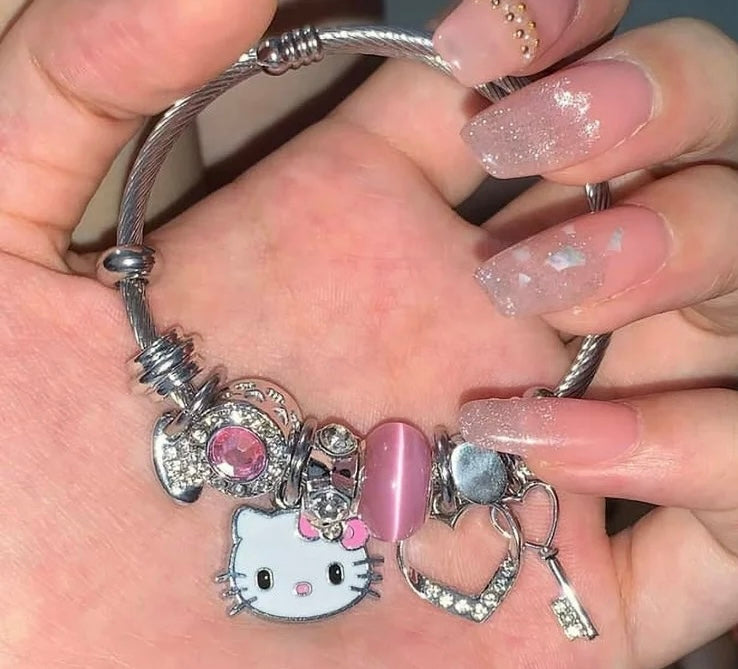 Hello kitty charm bracelet